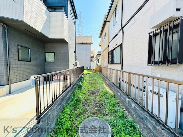 ◎寒川町岡田2丁目　建築条件なし　売地の外観|専用通路です◇