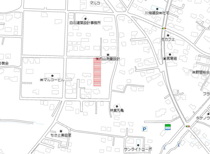 曽於市末吉町諏訪方の売地の土地図