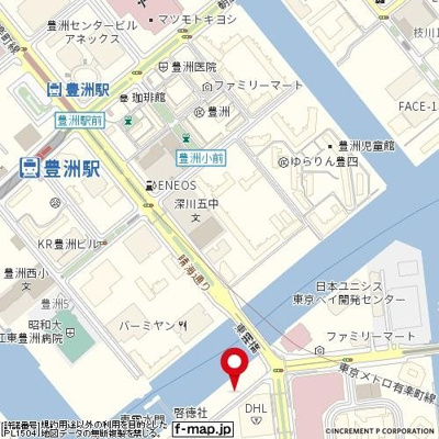 【地図】 | プレール・ドゥーク豊洲Ⅱ