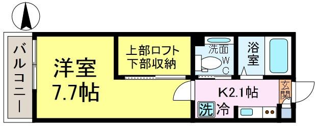 プランドール新小岩の間取り
