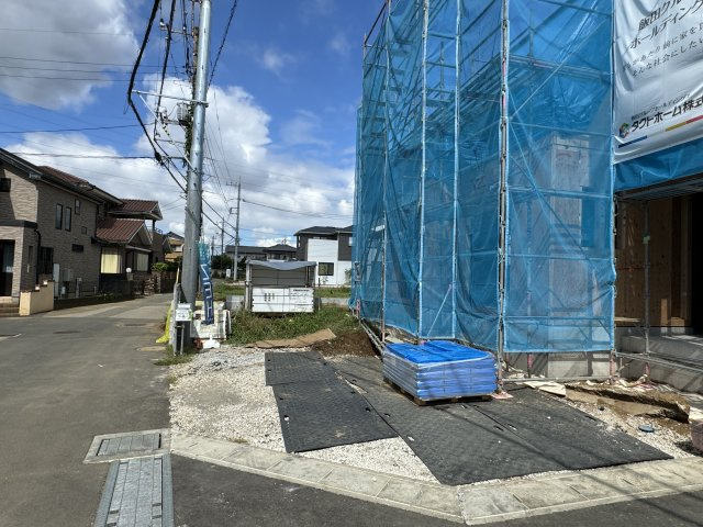 柏市戸張新築戸建の駐車場|1号棟駐車スペース・並列２台駐車可