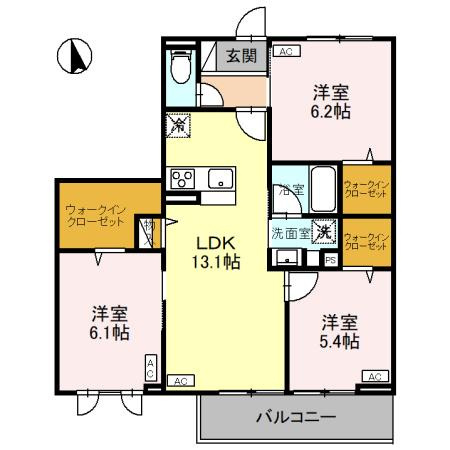【間取り】 | CLASSEUM元今泉