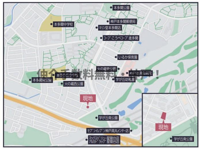 【地図】 | 神戸市垂水区本多聞6丁目　新築戸建1号棟　仲介手数料無料！ | 垂水区本多聞6　新築1号棟　仲介手数料無料！