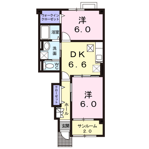 【間取り】 | クレストールB
