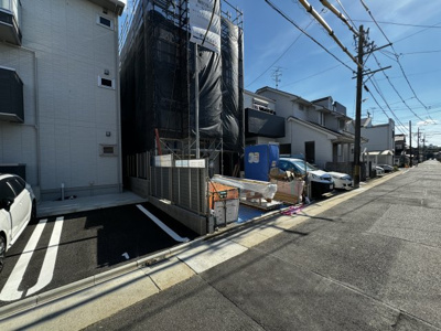 【前面道路含む現地写真】 | LivelGarden守山区川西二丁目全1棟＜新築一戸建て仲介手数料無料＞ | 前面道路含む現地写真です