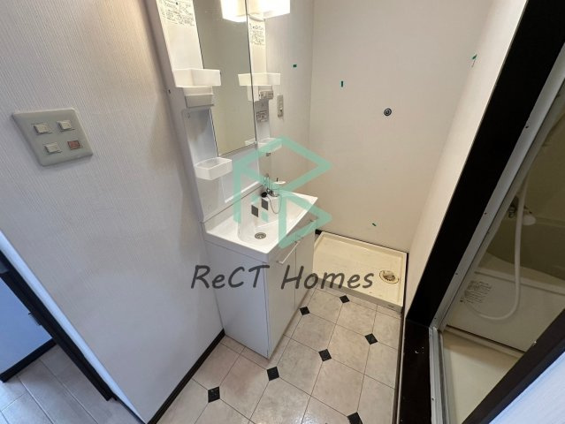 西飾磨ハイツの洗面所