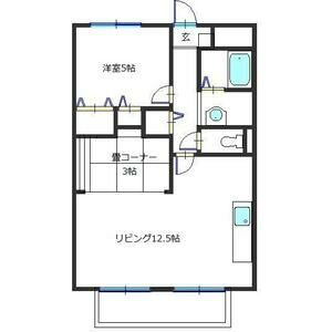 西飾磨ハイツの間取り