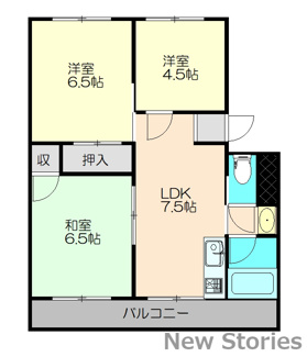 【間取り】 | 宇野ビル２号