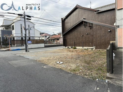 【外観】 | 姫路市城北新町二丁目　建築条件無し土地（更地） | ☆建築条件なし☆
南西角地の為、陽当たり良好♪