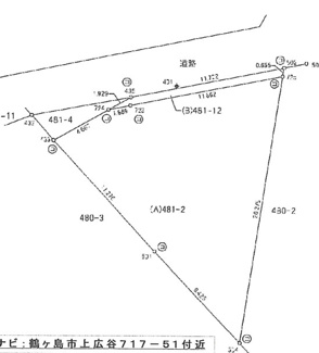 【外観】 | 鶴ヶ島市上広谷　建築条件なし売地　「若葉駅」徒歩16分　敷地52坪　