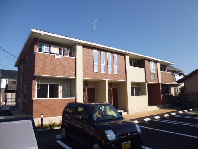 倉敷市児島柳田町のアパートの外観