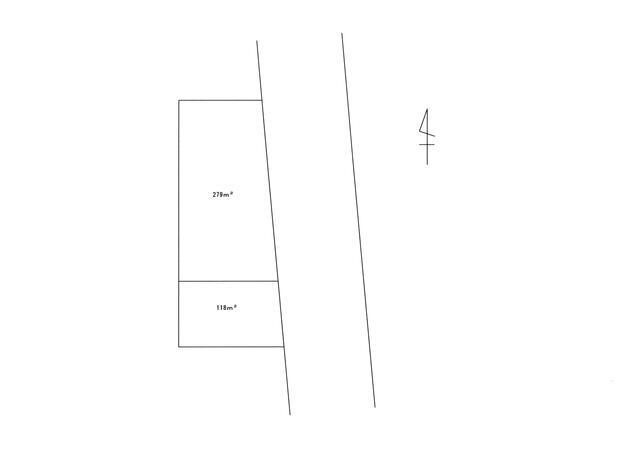 宇都宮市下小池町　397㎡　売地の土地図