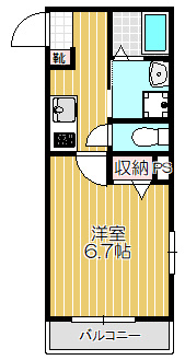 【間取り】 | メゾン　エス・ワイ