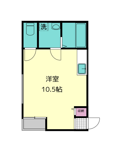 北和通商ビルの間取り