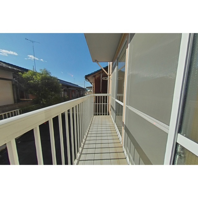 エースハイツのバルコニー