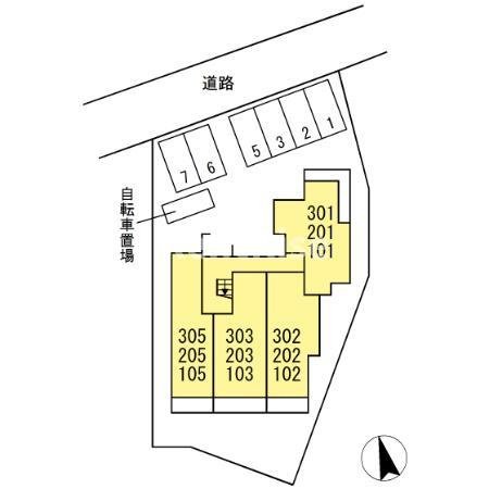 Ｄ－ｒｏｏｍ新生の区画図