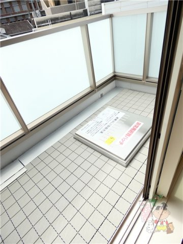 シャーメゾン鹿田本町のバルコニー
