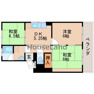 【間取り】 | コーポ海南東