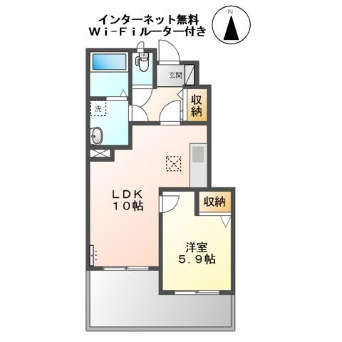 ジュピターⅠの間取り