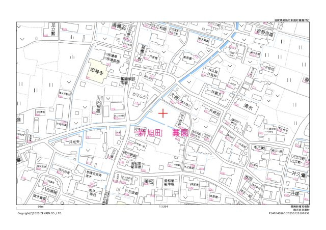 高島市新旭町藁園241坪土地の地図