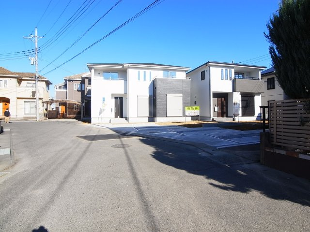 新築　高崎市倉賀野町30期　2号棟の前面道路含む現地写真|現地写真　西側接道幅員約6ｍ