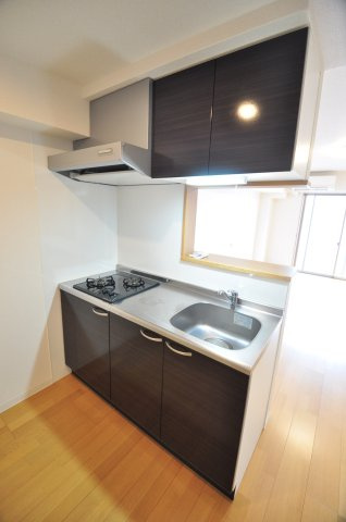 大阪市城東区成育３丁目の賃貸マンションのキッチン