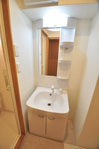 大阪市城東区成育３丁目の賃貸マンションの洗面所