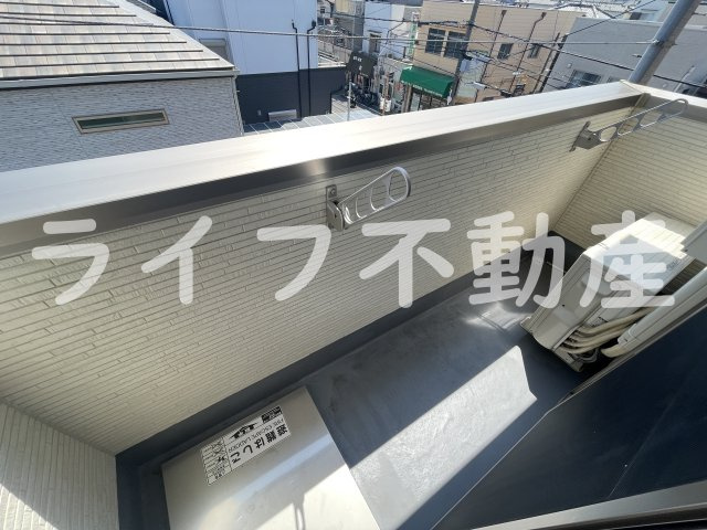 フジパレス弥刀駅東のバルコニー|外からの目が気にならないバルコニーで洗濯物が干せます