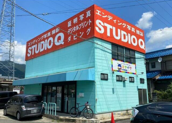 大津市坂本７丁目の店舗事務所の外観|外はこのようになっています。２階部分
