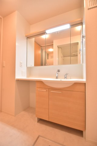 大阪市城東区今福西１丁目の賃貸マンションの独立洗面台