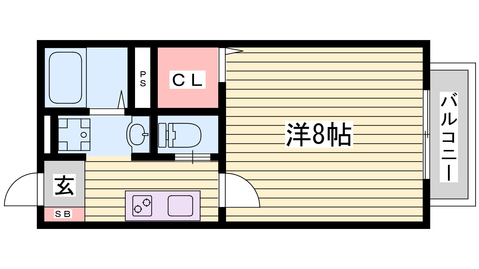 アクイラ伊川谷の間取り