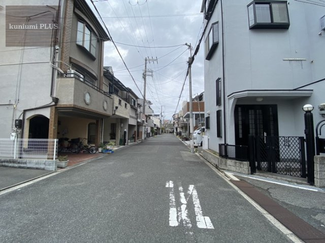 大阪市城東区東中浜3丁目の前面道路含む現地写真