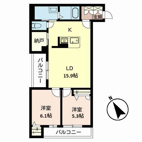 フェリシテの間取り