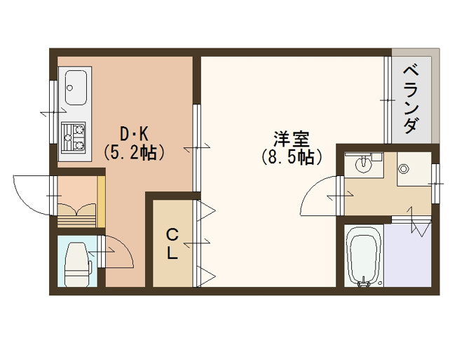 【間取り】 | シャトーシラキ