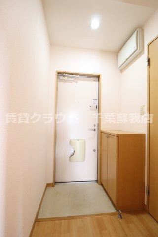 グレイス浜野Aの玄関|明るい玄関です