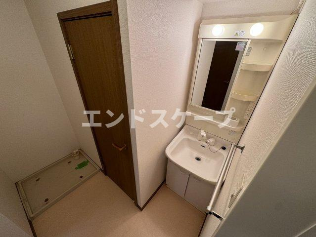 ラバーズウィングAの洗面所|高崎、前橋、伊勢崎エリアのお部屋探しはエンドスケープまで！お客様の理想お聞かせ下さい♪