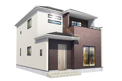 グラファーレ　岡山市南区当新田(第3)【仲介手数料無料】の外観パース