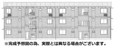 【外観パース】 | Crea Inn(ｸﾚｱ ｲﾝ)