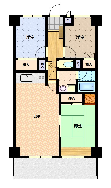 【間取り】の画像