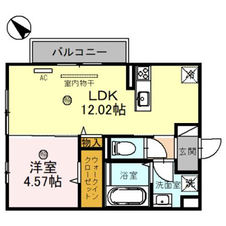 【間取り】 | リバーハイツ唐崎