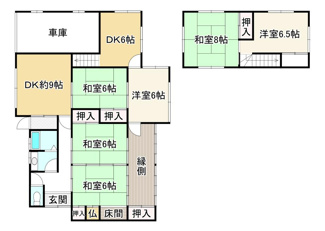 【間取り】 | 野洲市市三宅　中古戸建