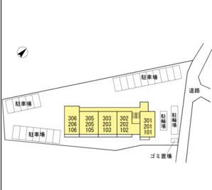 【駐車場】 | グランマール | グランマールの区画図です。