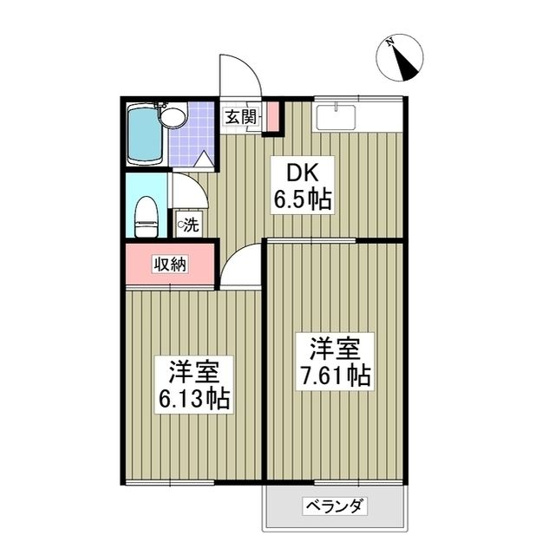 【間取り】 | チェリー桜木Ⅱ