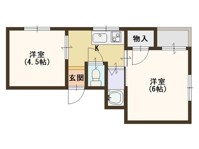 【間取り】 | ナチュラルタウンＥ棟