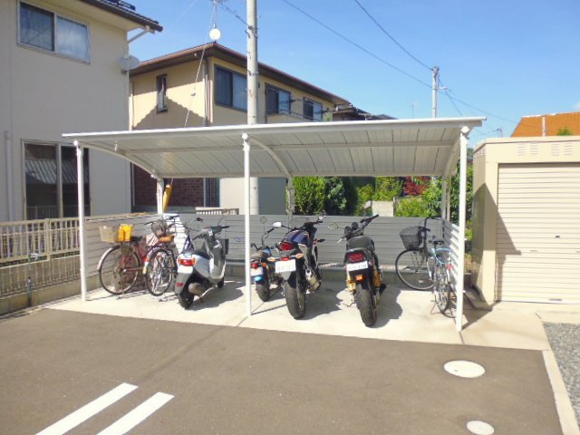 倉敷市児島下の町１０丁目のアパートのその他共用部分|駐輪場