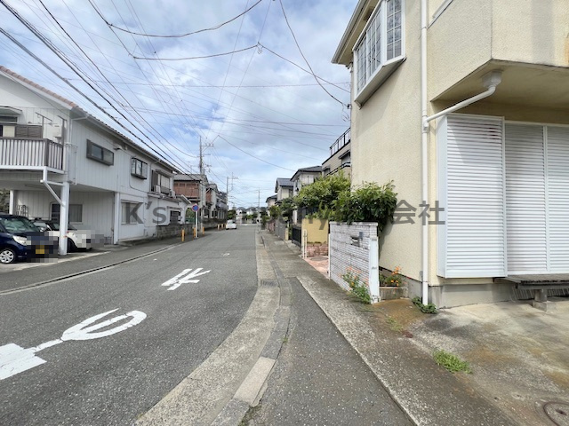◎高座郡寒川町一之宮2丁目　建築条件なし　売地の前面道路含む現地写真|前面道路の様子です☆