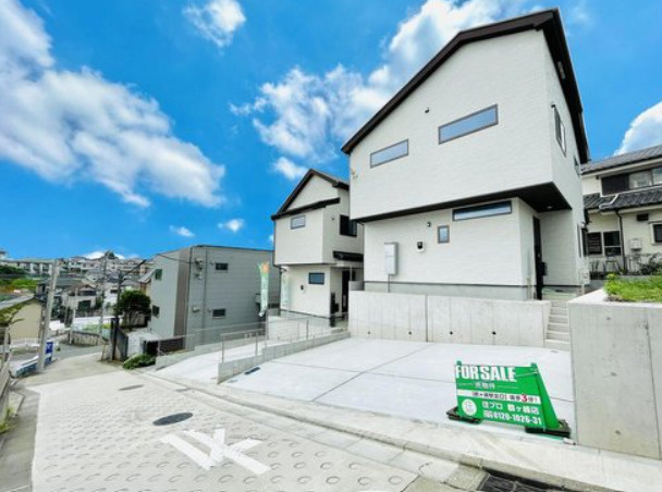 旭区東希望が丘新築戸建全3棟【三ツ境駅徒歩7分/建物完成/4LDK＋カースペース2台可】の外観