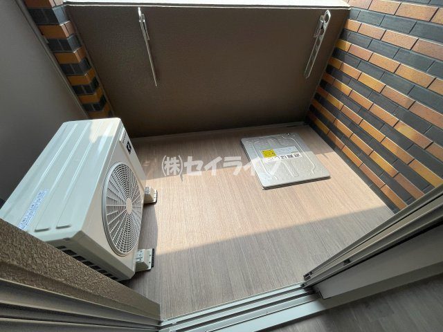 セイワパレス深江橋駅前のバルコニー