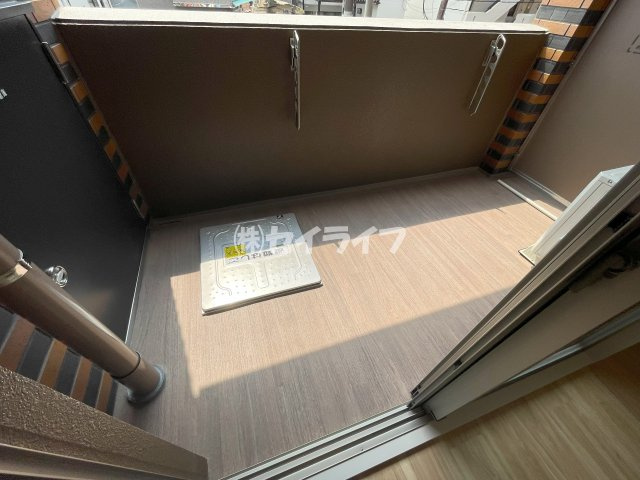 セイワパレス深江橋駅前のバルコニー