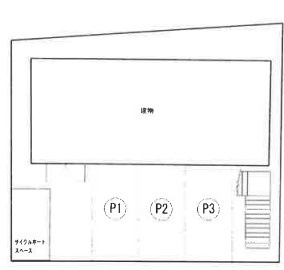 守山市下之郷１丁目の店舗事務所の区画図